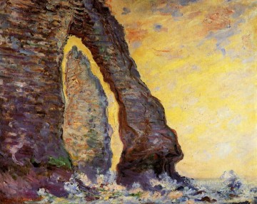クロード・モネ Painting - アヴァル門から見た岩針 クロード・モネ